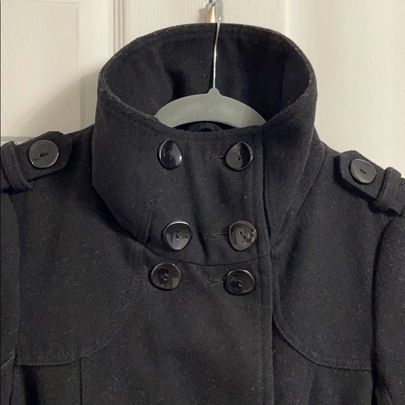 VERO MODA High Collar Buttoned Up Coat - Picture 4 of 8